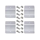 Набор монтажных кронштейнов, аксессуары, прочная Z-образная лодка, солнечная панель, RV, плоская крыша, алюминиевый сплав, практичные автодома, легкий