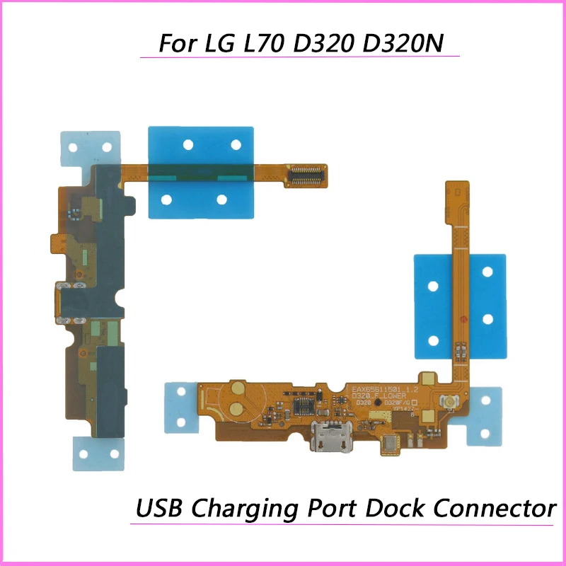 Протестированный Новый USB гибкий кабель для LG L70 D320 зарядный порт док станция