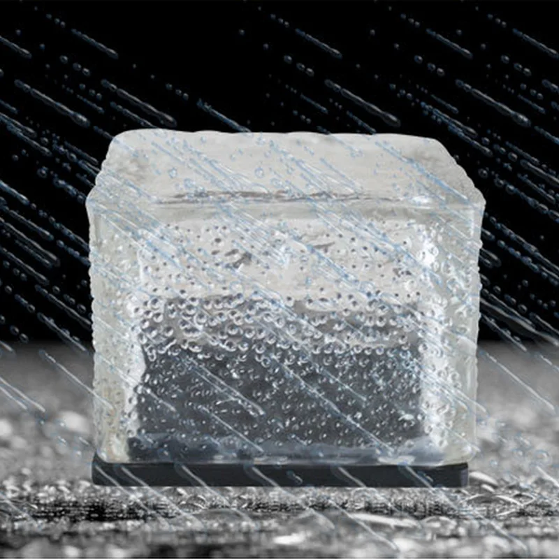 Кирпичный светильник Sloar из матового стекла осветительный прибор для сада