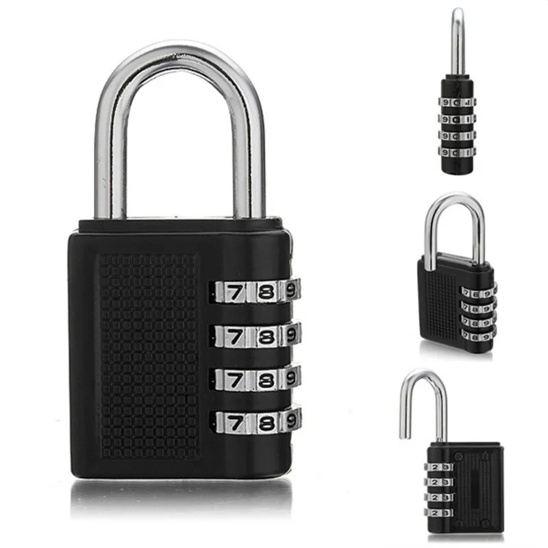 4 Digit Combination Padlock Number Luggage Travel Code Lock OCT998 | Обустройство дома
