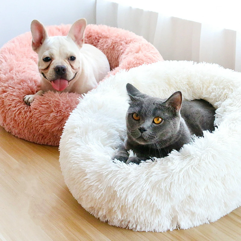 

Comfy Calming Dog Beds for Large Medium Small Dogs Puppy Labrador Amazingly Cat Marshmallow Washable Plush Pet Bed