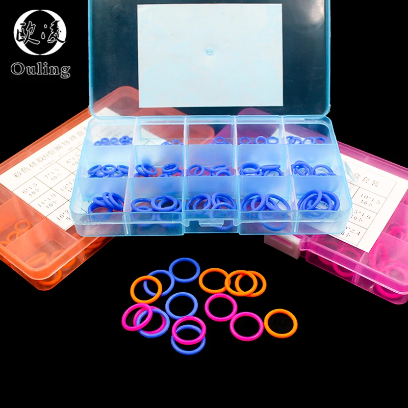 Уплотнительное кольцо из пищевого силикона 125 шт. уплотнительное VMQ прокладка