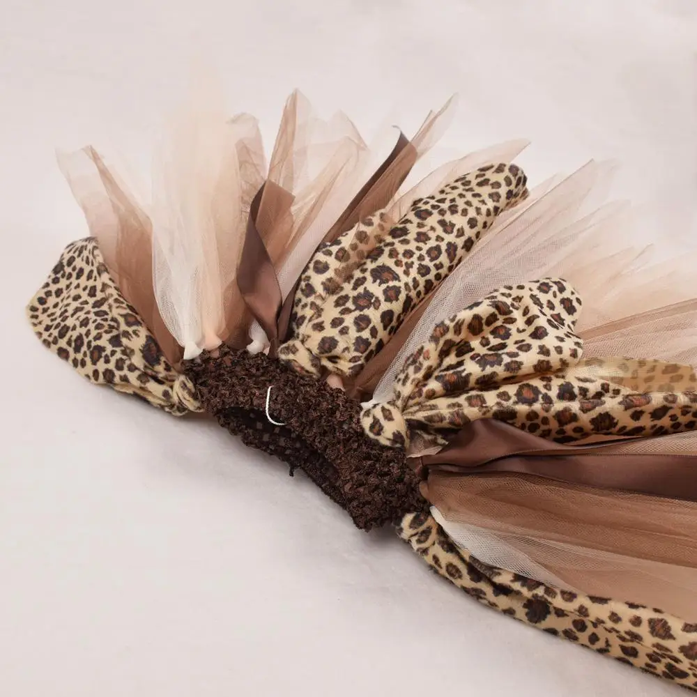 

Fluffy Brown Girl Tutu Skirt Christmas Costume Kids Tulle Skirt for Halloween Carnival Children Outfit 0-6 Years