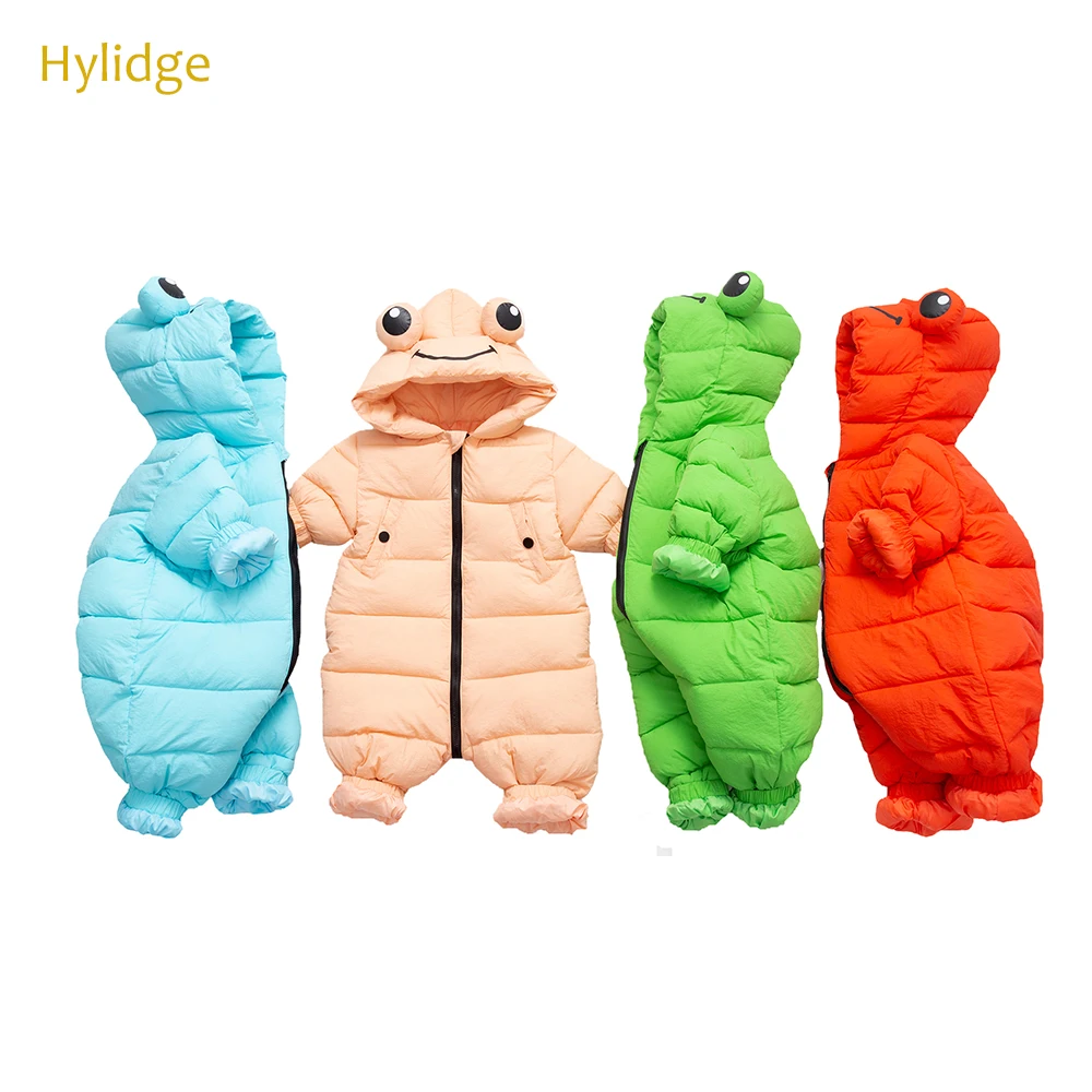 Hylidge/детский хлопковый комбинезон Bebe зимний Одежда для новорожденных милый с