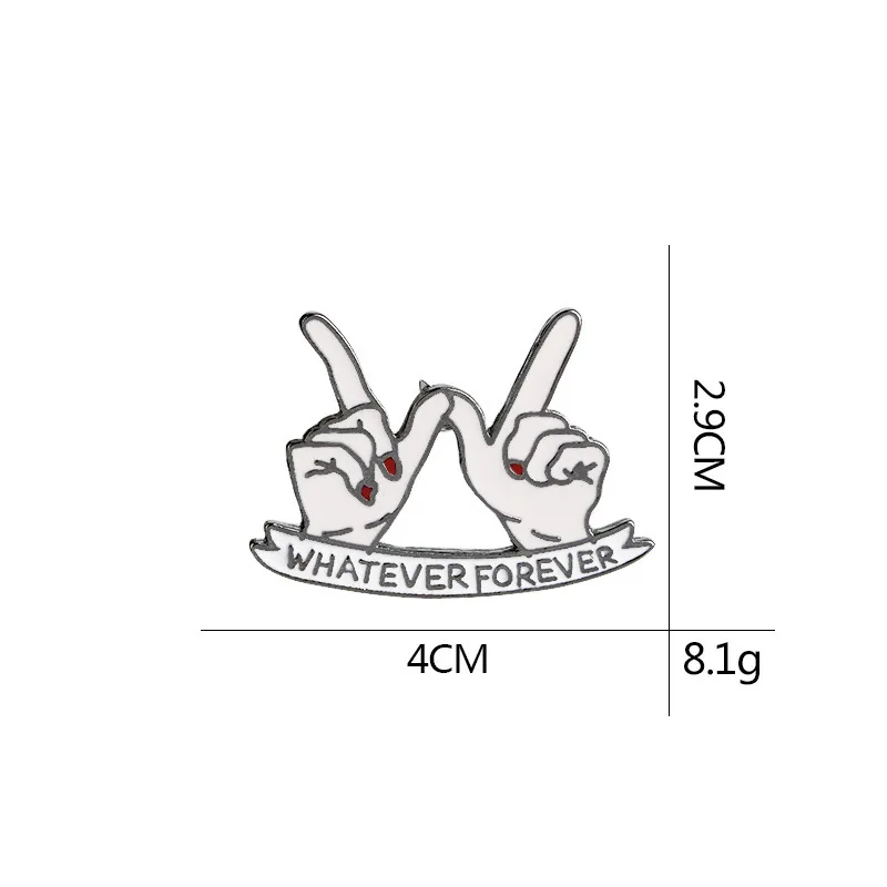 Все навсегда забавная эмаль отворот булавка на воротнике брошь рюкзак с