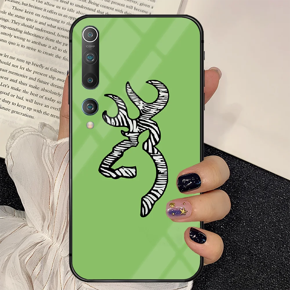 

American Brand Browning Phone Tempered Glass Case Cover for Xiaomi Mi A MAX X POCO M Note 3 9 10 11 i T Pro Lite 3D Hoesjes