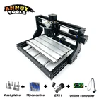 Лазерный гравер по дереву, ПХД, ПВХ, фрезерный станок с ЧПУ 3018 PRO GRBL ER11, хобби, сделай сам