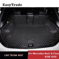 for mercedes benz b class leather car trunk mats liner carpet guard protector mat cushion all inclusive mat w247 b180 b200 2020