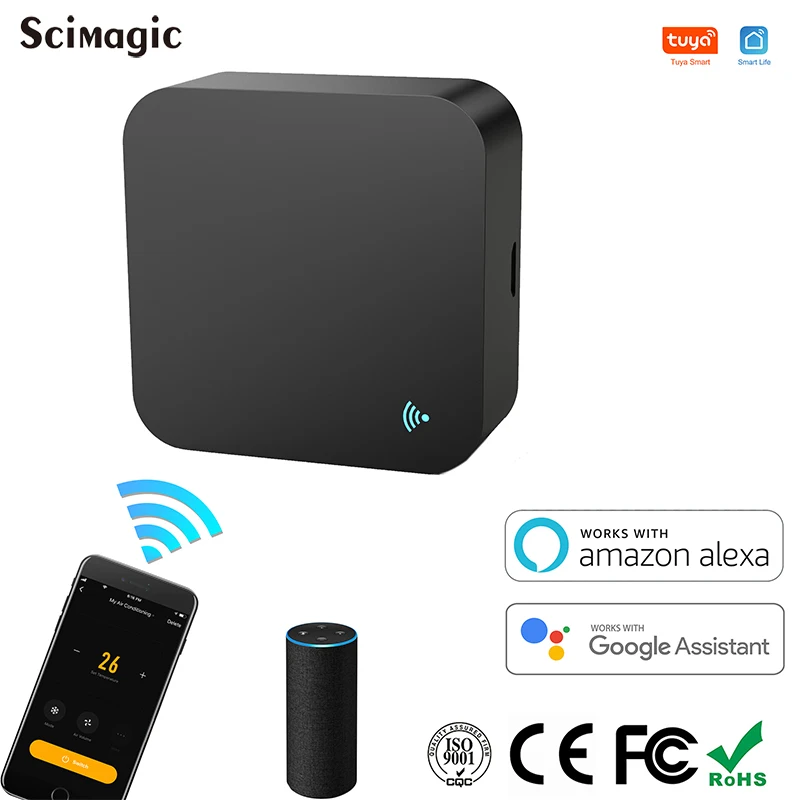 Голосовое управление Alexa Google HOME TUYA Универсальный умный пульт дистанционного