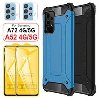 phone case a52 reinforced armor case for a 52 samsung rugged case tempered glass samsung galaxy a52 a72 a32 4g5g cover cases for a samsung galaxy a72 case on samsung a 52 shockproof