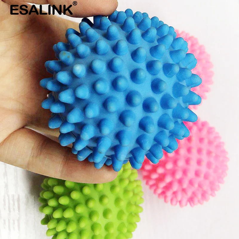 Шарики для стирки дома ESALINK мячи из мягкого пластика ухода за стиральной машиной 3