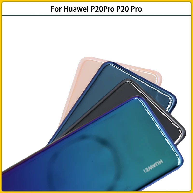 Новый задний корпус P20 Pro для Huawei P20Pro крышка аккумулятора задняя стеклянная