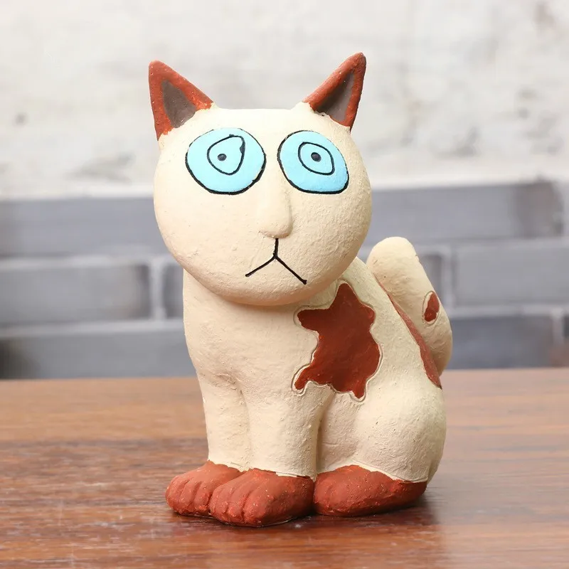 Статуэтка кошки животное Копилка Смола хит продаж 2019 продуктов | Дом и сад