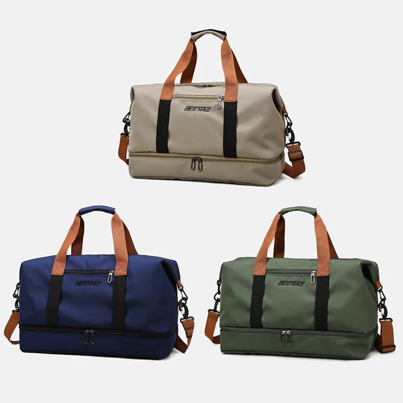 Спортивная сумка на плечо для мужчин и женщин Большая водонепроницаемая