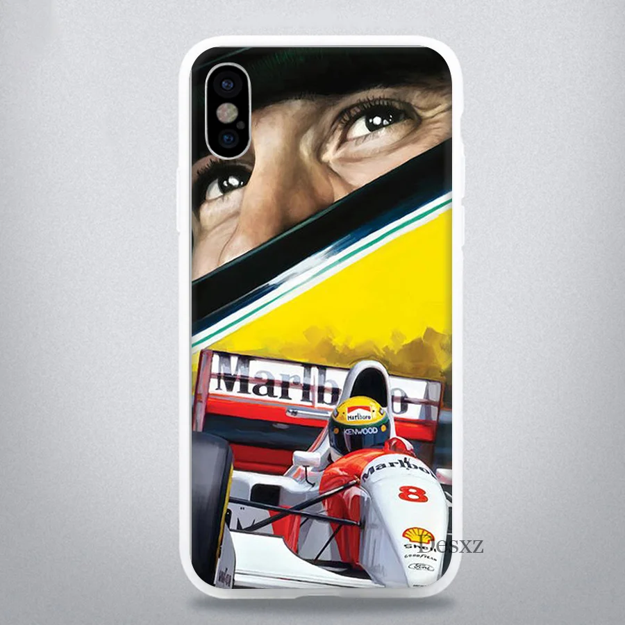 Чехол для телефона Ayrton Senna чехол iPhone 6 6s 7 8 11 Pro X XS XR Max 5 5S Se TPU |