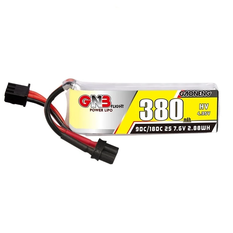 1-10 шт. Gaoneng GNB 2S HV Lipo аккумулятор 380 мАч 7,6 В 90C/180C с  разъемом XT30 для BETAFPV Beta75X 2S Beta65X 2S Whoop Drone | Игрушки и  хобби | АлиЭкспресс