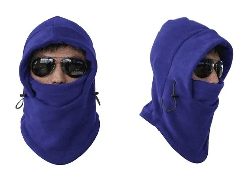 

Многофункциональная вязаная шапочка (6 функция в одном)-синий