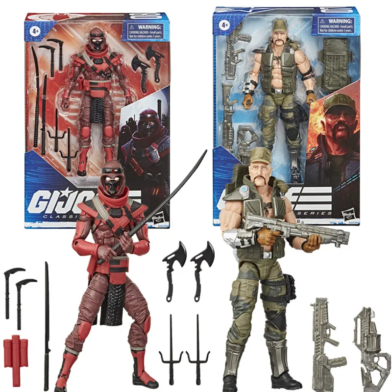 

Hasbro G.i. Joe Classified Series Red Ninja Gung Ho Action Figure Collectible Premium Toy with Multiple Accessories 6-Inch Scale