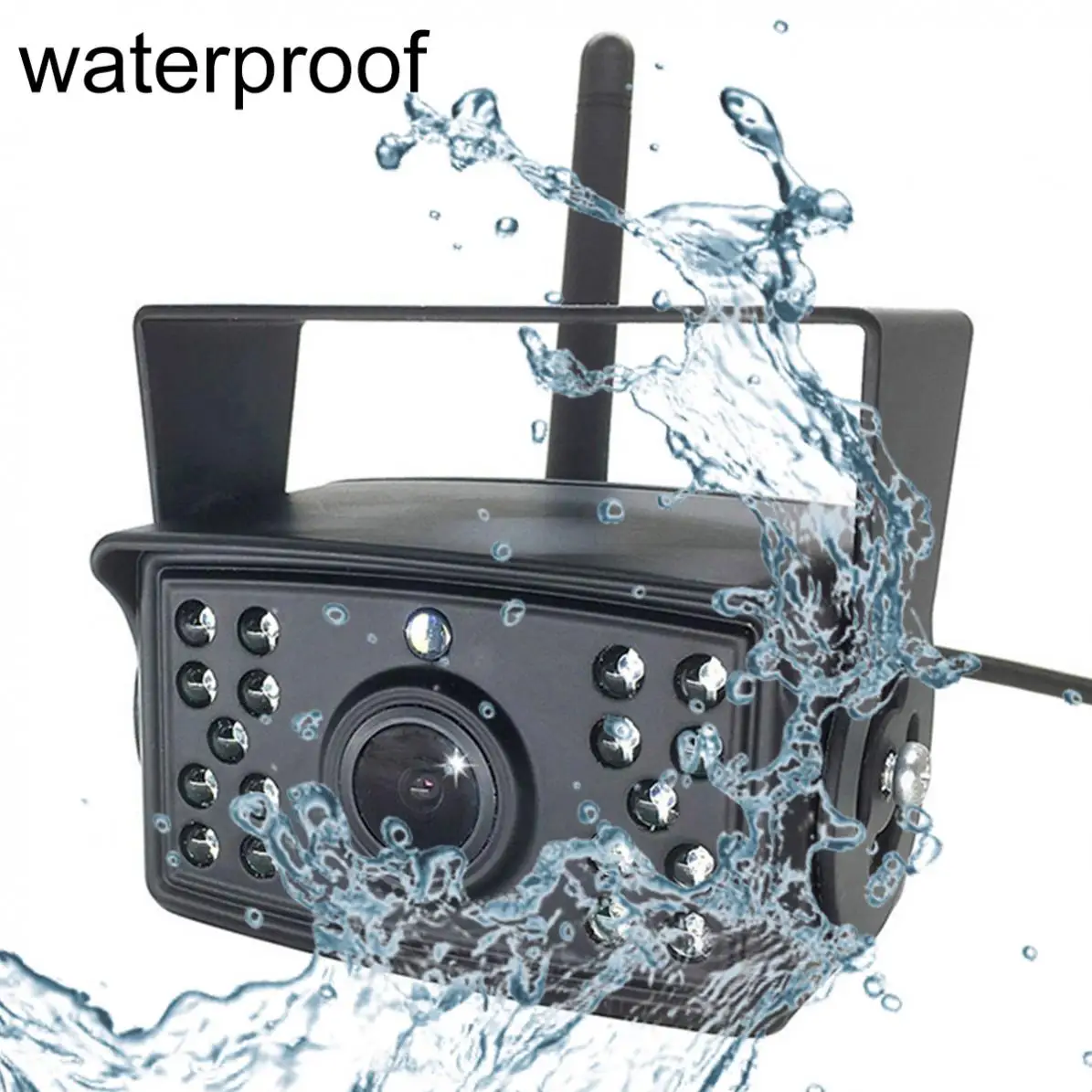 

WiFi Backup Camera 1080P Full Wireless Rear View Camera Car Parking Assistance Record Function On APP Support IOS / Android