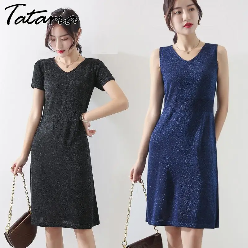 Женское трикотажное платье с v образным вырезом длинное трапециевидной формы без