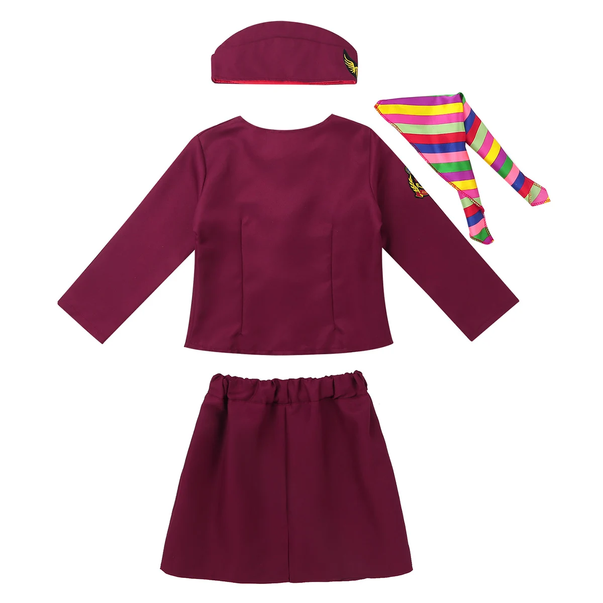 Детский костюм стюардесса для девочек косплея карнавальвечерние комплект