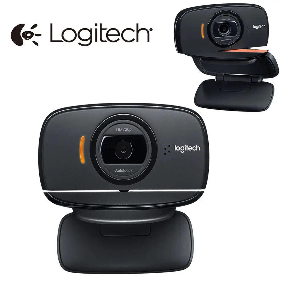 Logitech C525 веб-камера с высокой четкостью Портативный 360 Вращающийся 720p видео вызов подойдет как для повседневной носки, так микрофон Автофокус USB веб-Камера для Windows 7/8/10