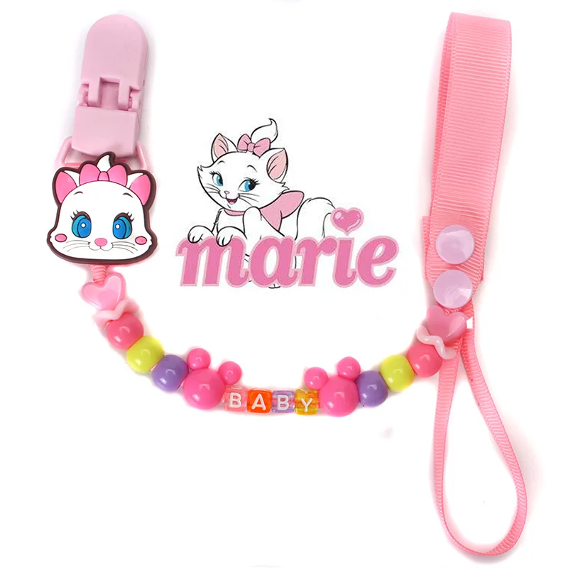 Силиконовая цепочка для соски-пустышки с держателем мыши |