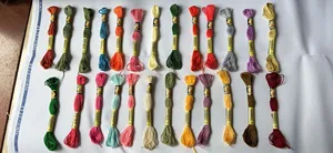 10 шт., две нити для вышивки крестиком, нитки для вышивания крестиком для вышивки крестиком, цвета на заказ