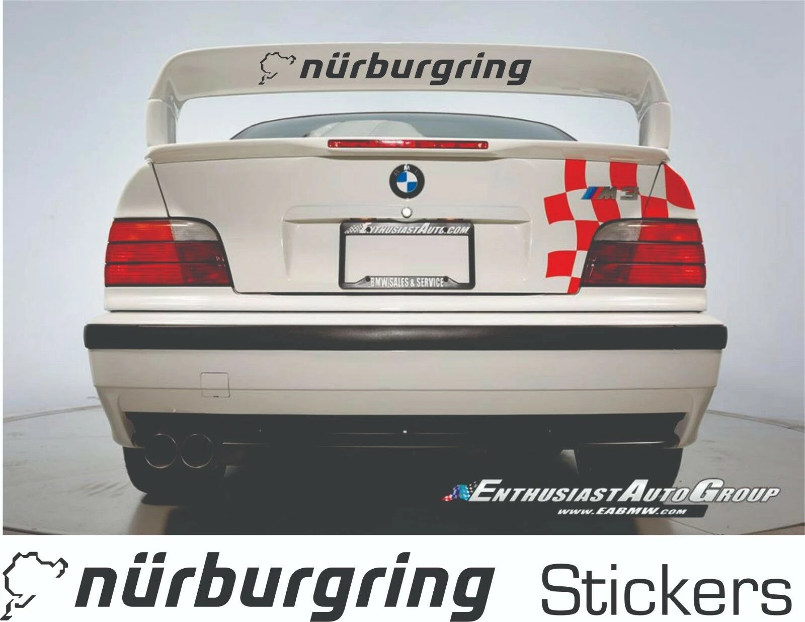 

For Nurburgring sticker BMW Audi M3 M5 M6 Mercedes Big Sticker S line AMG LTW Class