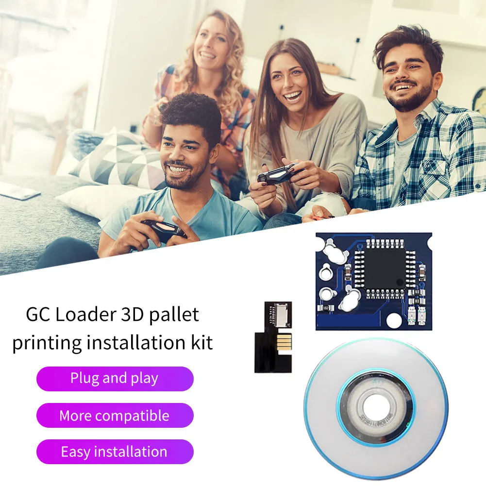 Адаптер SD2SP2 XENO для прямого чтения мод чип комплект DVD консоли Nintendo GameCube игровые