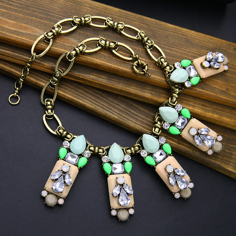 BALANBIU Большая скидка винтажное женское ожерелье с подвеской в богемном стиле