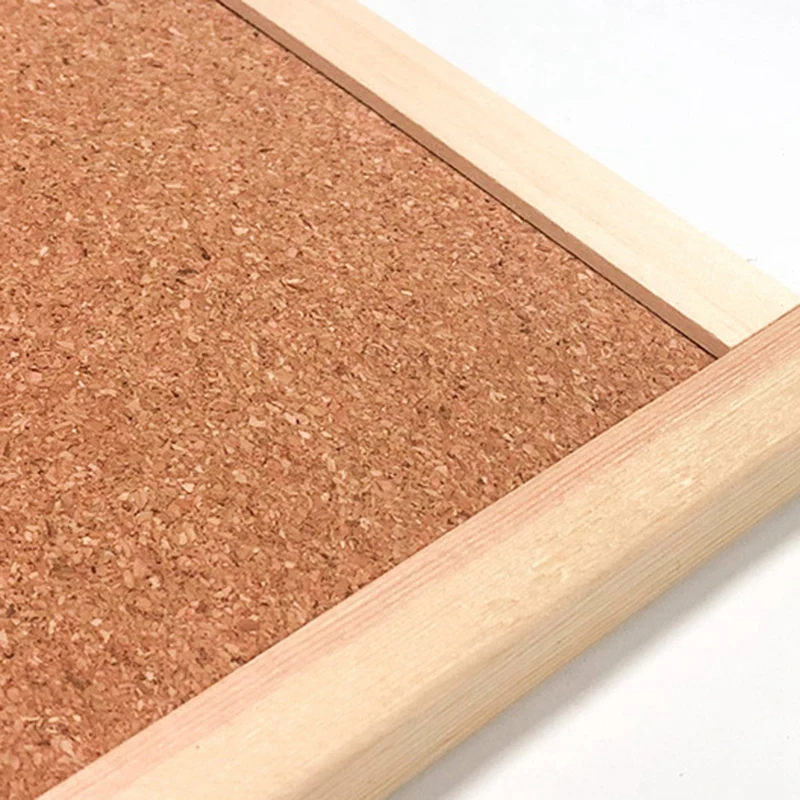 

Message Cork Board Wood Frame Whiteboard Drawing Boards Combination 30X40cm Bulletin Magnetic Marker Board