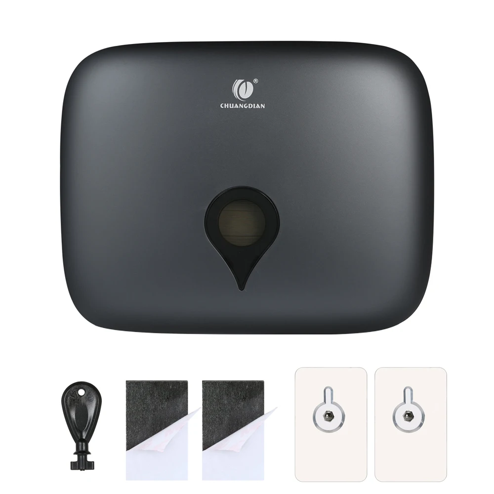 Без сверления держатель туалетной бумаги настенный диспенсер полотенец для рук