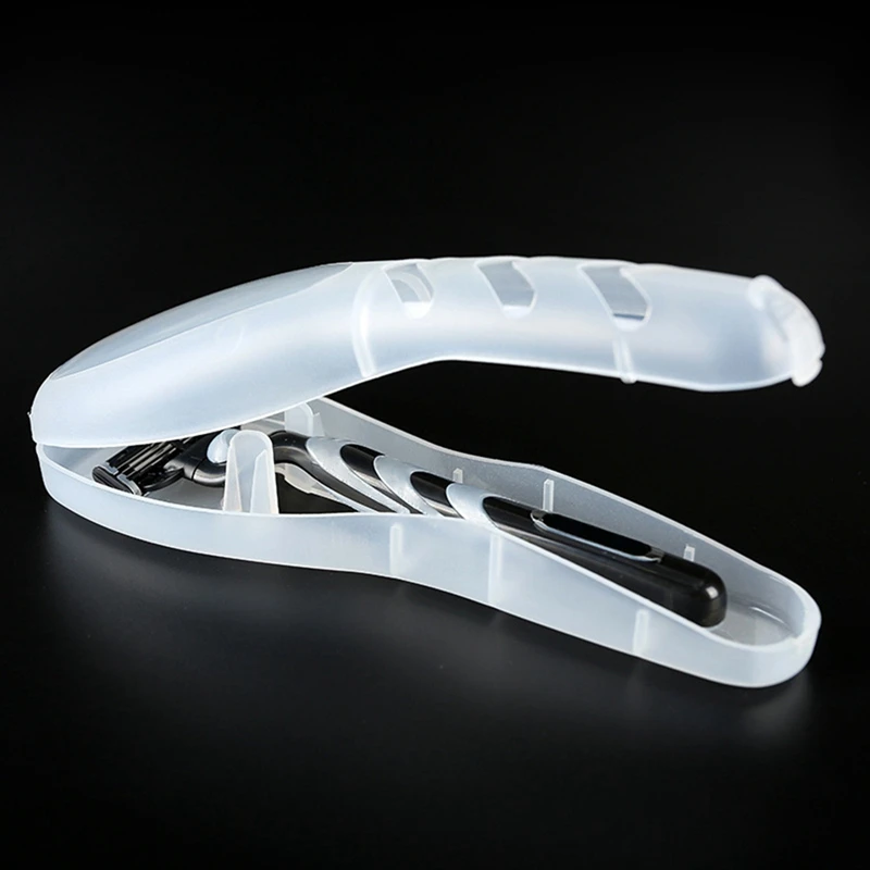 Дорожный портативный контейнер для хранения бритвы пыленепроницаемый держатель