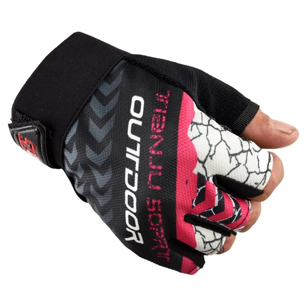 

Unisex Motorcycle Gloves Outdoor Sports Riding Non-slip Shock Absorption Wear Summer Breathable Touch Screen Half Finger Gloves