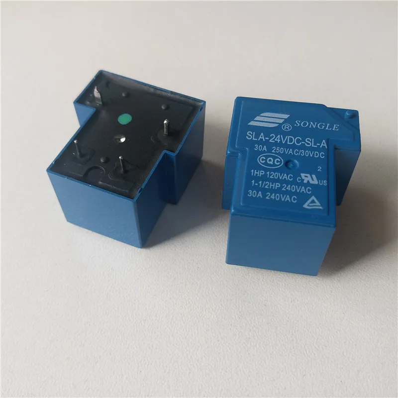6 шт. реле Songle T90 SLA-24VDC-SL-A 250В 30A 4 контакта 5 В/9 В/12В/24В постоянного тока |