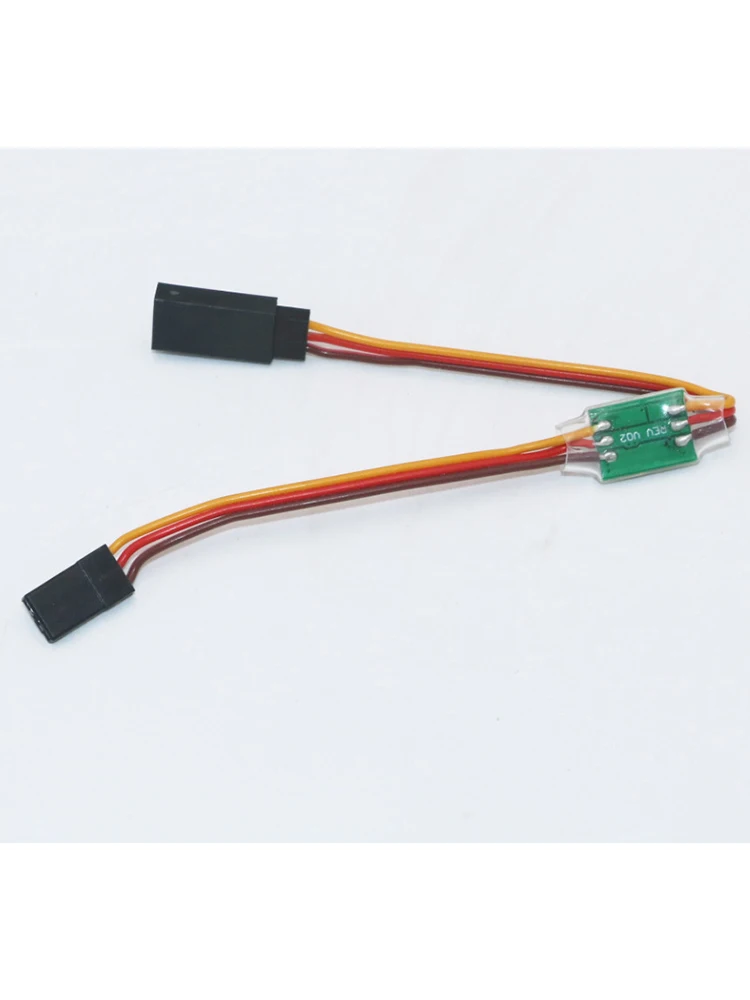 3.6V 24V Servo Signal Reverser Support High Voltage Compatible for All JR Futaba Aeroplane V Tail|Детали и аксессуары| |