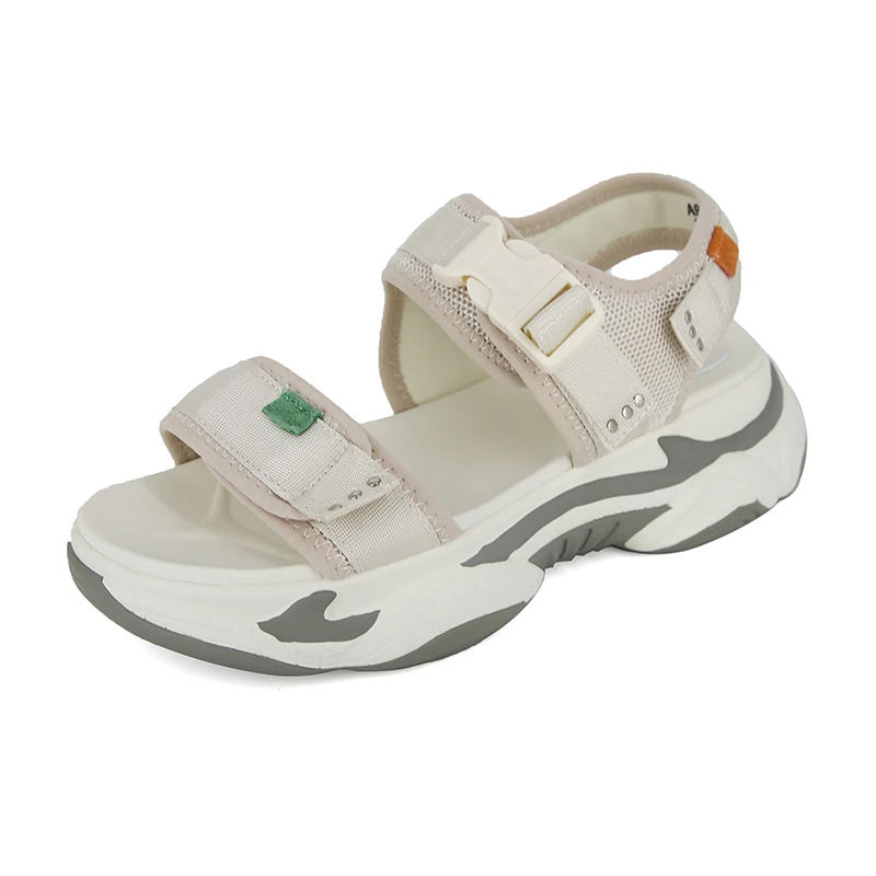 Сандалии женские на платформе 4 см босоножки-гладиаторы массивной подошве