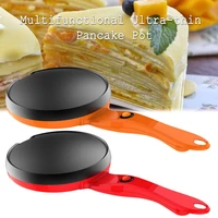 multifunctional ultra thin pancake pan non stick electric scones pot 600w omelette pot for desktop or kitchen countertops