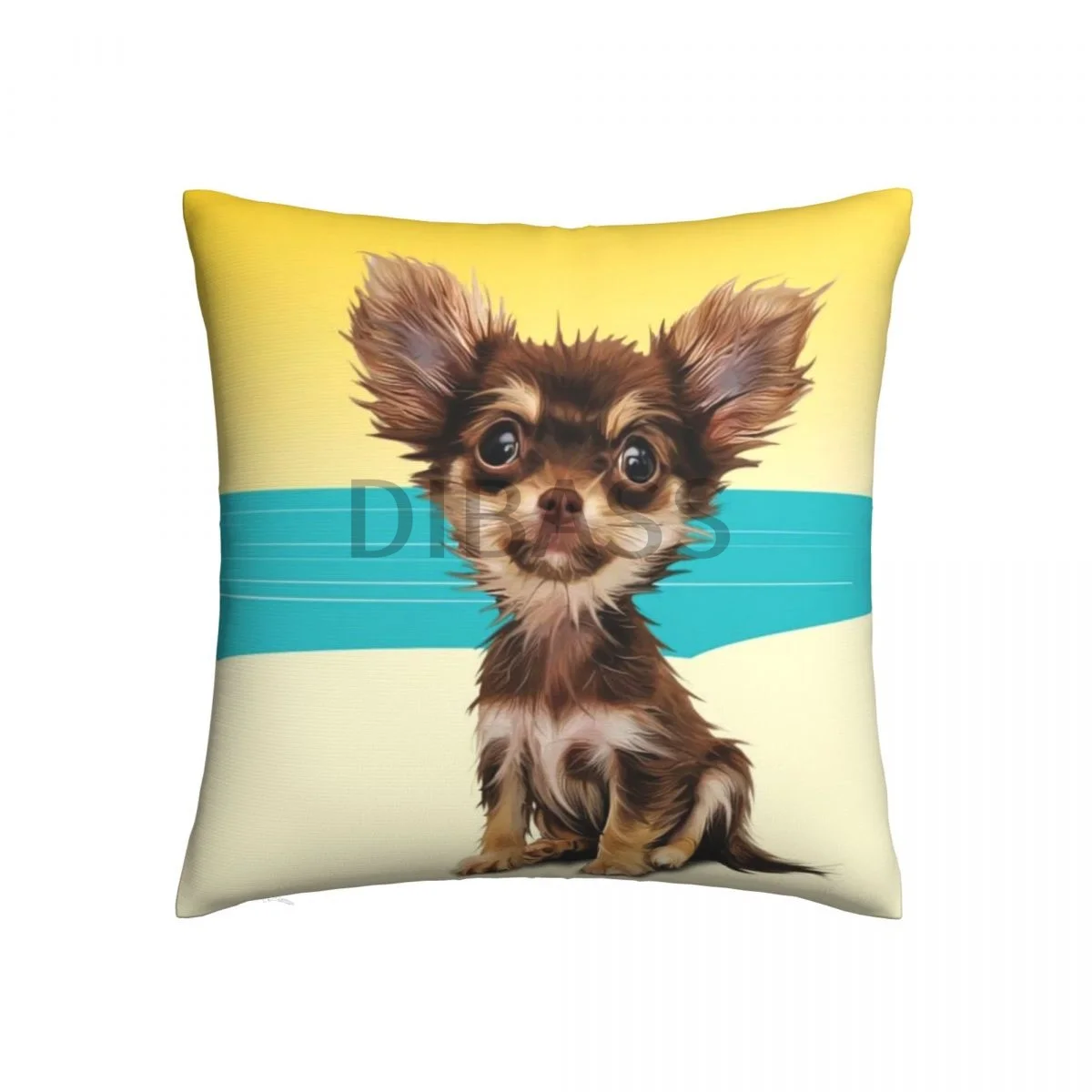 

Beach Terrier - Floor Pillow Throw Pillows for sofa
