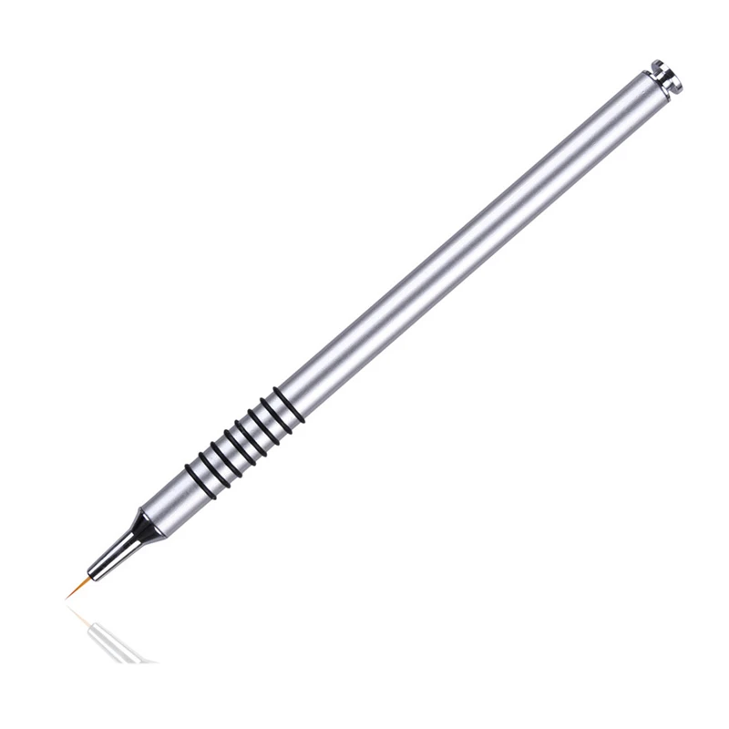 1 шт. профессиональная металлическая фотощеточка для дизайна ногтей