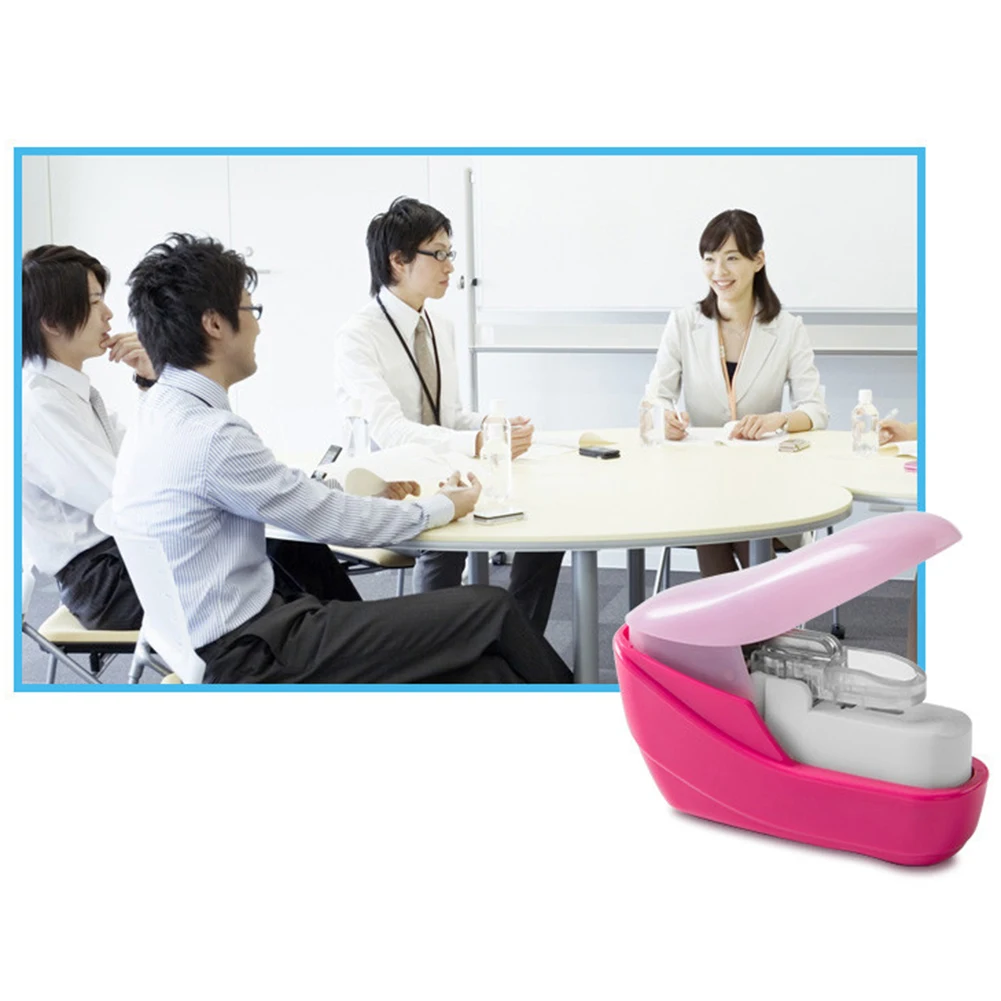 Мини степлер без гвоздей скоб|Степлеры| |