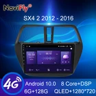NaviFly 7862 Carplay Android все в одном автомобиль интеллектуальная система радио мультимедиа видео плеер для Suzuki SX4 2 S-Cross 2012 2016