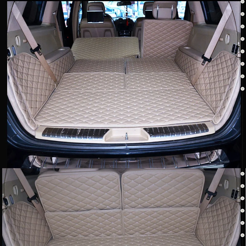 Хорошие коврики! Специальные коврики для багажника Mercedes Benz GL 63 AMG X166 7 мест-2013