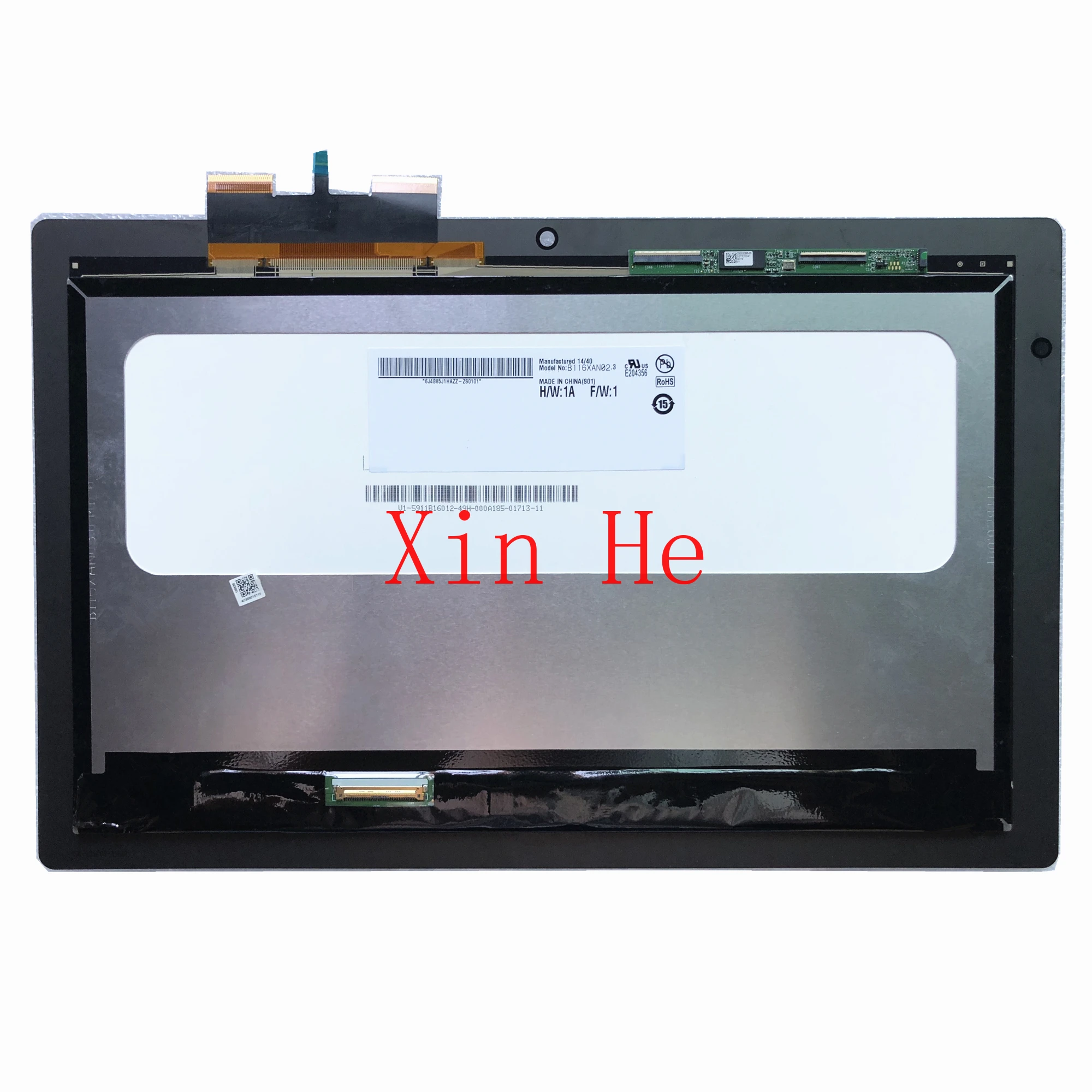 

B116XAN02.3 11.6'' Laptop LCD LED Touch Screen Digitizer Assembly for Acer TC116GFL02 M1-A 1366*768 With No Frame