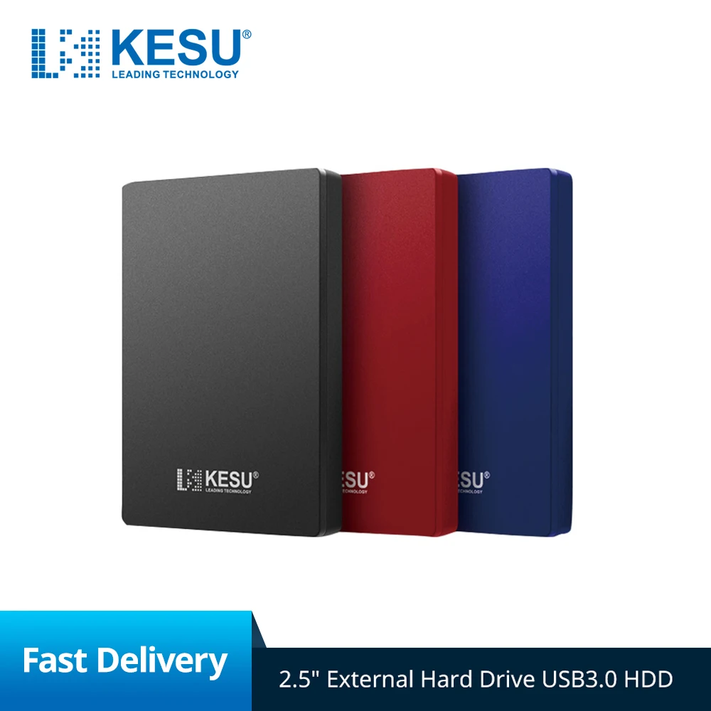 Портативный внешний жесткий диск KESU, HDD-накопитель 2,5 дюйма для PS4/Xbox One, USB 3.0 120 ГБ 160 ГБ 250 ГБ 320 ГБ 500 ГБ 750 ГБ 1 ТБ 2 ТБ | Компьютеры и офис | АлиЭкспресс