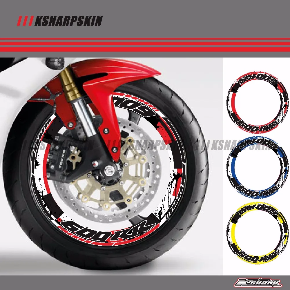 

4 X Thick Edge Outer Rim Sticker Stripe Wheel Decals Fit all HONDA CBR 600RR CBR600RR