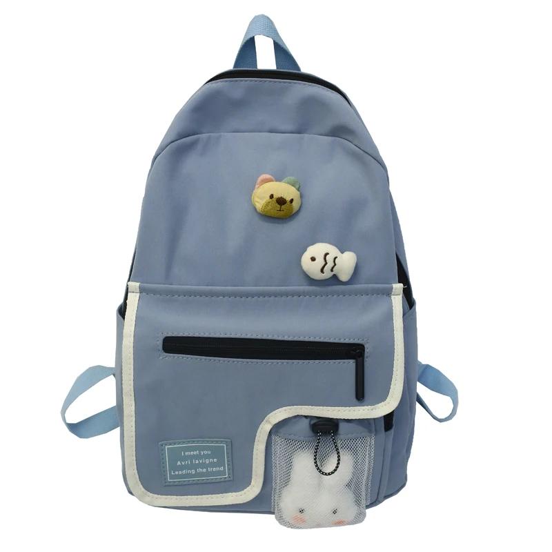 

Women New Cute Backpack Waterproof Nylon School Backpacks for Teens Harajuku School Bags Female Korean Student Bookbag Ladies