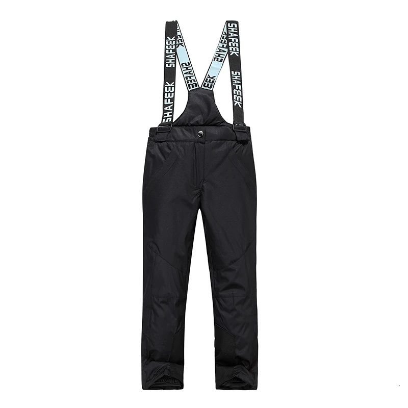 Лыжные штаны для мальчиков и девочек стильные Непродуваемые водонепроницаемые