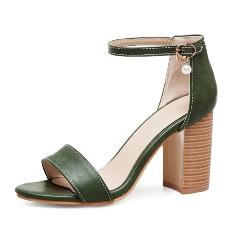 Meotina/летние туфли женские сандалии обувь для вечеринок на высоком квадратном